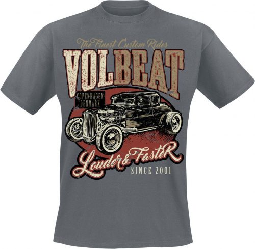Volbeat Louder And Faster Tričko šedá