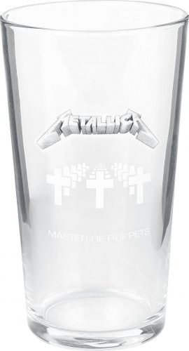 Metallica Master Of Puppets Hrnek s potiskem transparentní