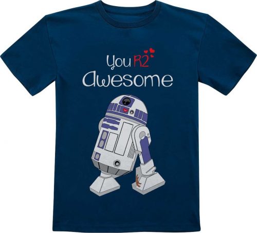 Star Wars You R2 Awesome detské tricko modrá