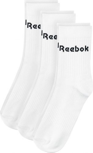 Reebok Balenie 3 ks Act Core Crew Ponožky bílá