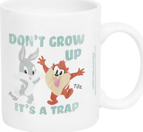 Looney Tunes Bugs und Taz - Don't Grow Up Hrnek bílá