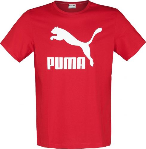 Puma Classic Logo Tee Tričko červená