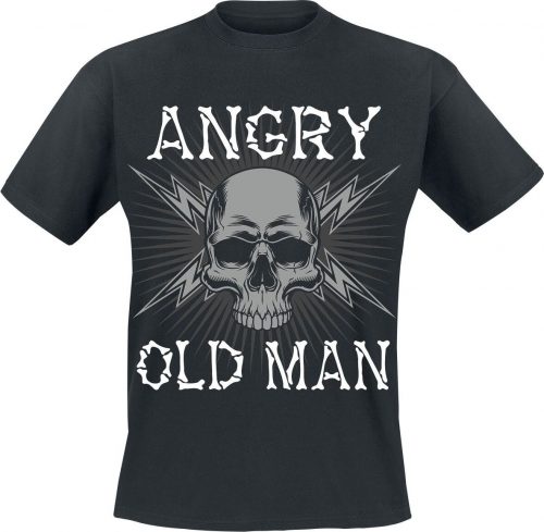 Sprüche Angry Old Man Tričko černá