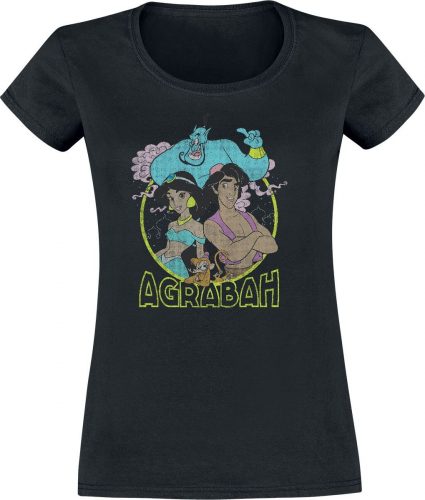 Aladdin Agrabah Dámské tričko černá