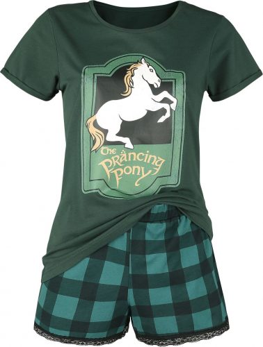 Pán prstenů Prancing Pony pyžama tmave zelená