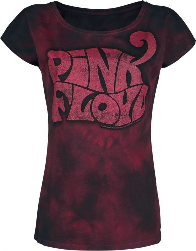 Pink Floyd Logo Dámské tričko cervená/cerná