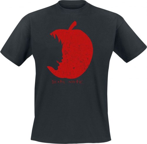Death Note Ryuk Red Apple Tričko černá