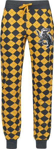 Harry Potter Hufflepuff Pyžamové nohavice šedá/žlutá