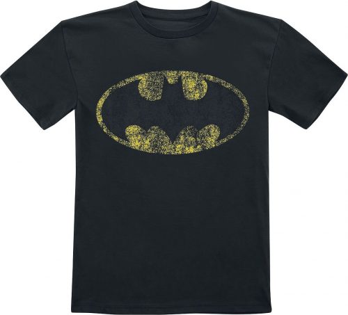 Batman Kids - Distressed Logo detské tricko černá