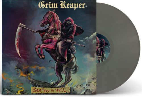 Grim Reaper See you in hell LP šedá