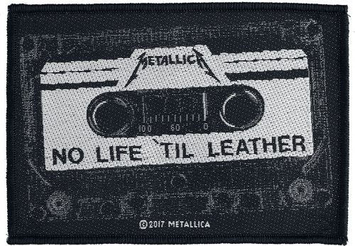 Metallica No Life 'Til Leather nášivka cerná/šedá/bílá