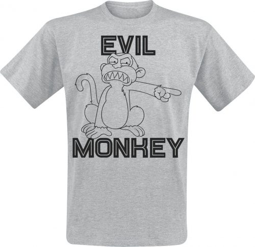 Family Guy Evil Monkey Tričko šedá
