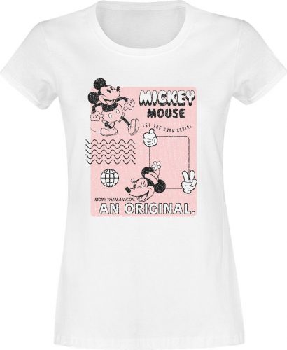 Mickey & Minnie Mouse Original Mickey Dámské tričko bílá