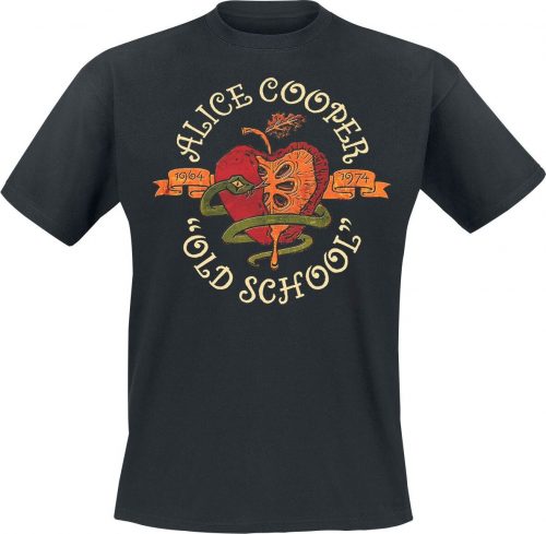 Alice Cooper Old School Tričko černá