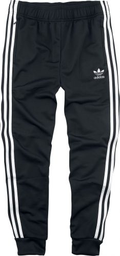 Adidas Sportovní kalhoty SST detské tepláky cerná/bílá