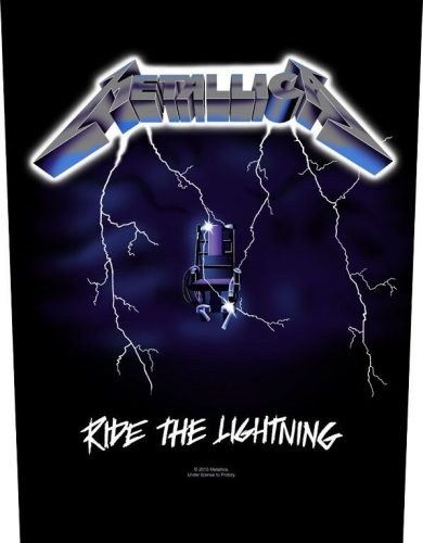 Metallica Ride The Lighting nášivka na záda černá