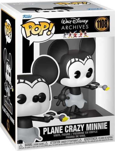Mickey & Minnie Mouse Vinylová figurka č. 1108 Plane Crazy Minnie Sberatelská postava standard