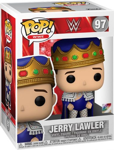 WWE Vinylová figurka č. 97 Jerry Lawler (metalická) Sberatelská postava standard