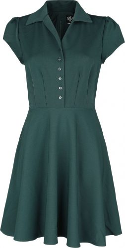 Hell Bunny Mini šaty Carlie Šaty zelená