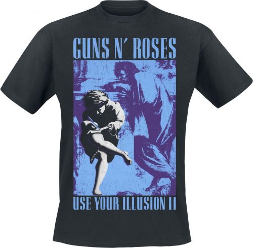 Guns N' Roses 1991 Illusion Tričko černá