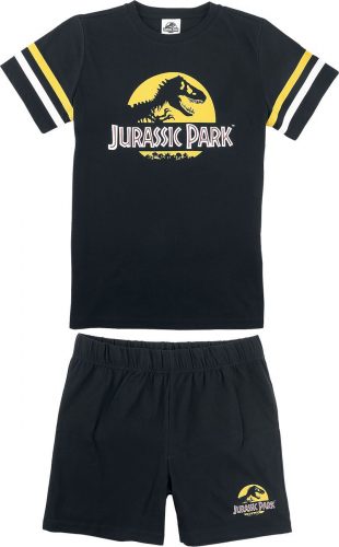 Jurassic Park Kids - Yellow Logo Dětská pyžama černá
