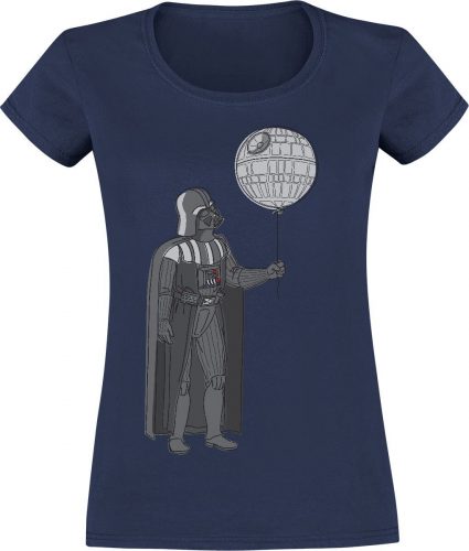 Star Wars Death Balloon Dámské tričko námořnická modrá