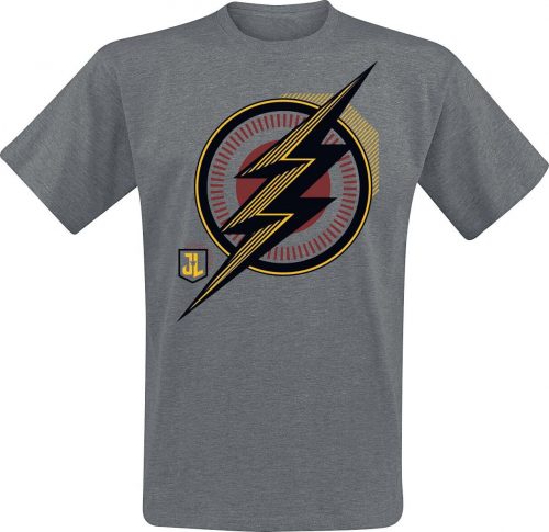 Justice League Core Flash Logo Tričko šedá