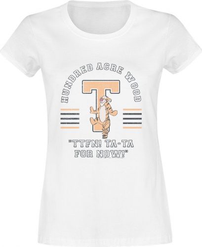 Medvídek Pu Tigger Collegiate Dámské tričko bílá
