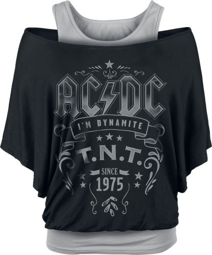 AC/DC TNT Dámské tričko cerná/šedá