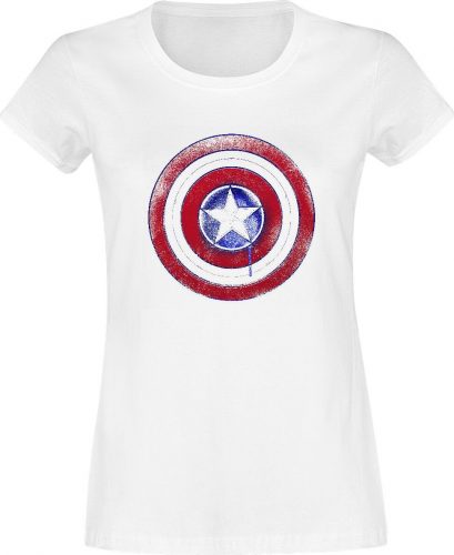 Captain America Shield Dámské tričko bílá
