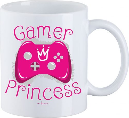 Gamer Princess Hrnek bílá