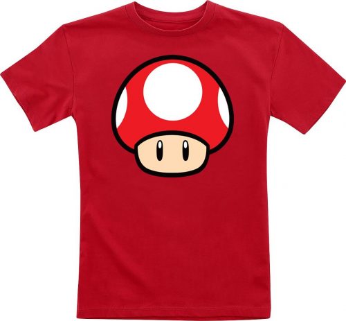 Super Mario Kids - Mushroom detské tricko červená