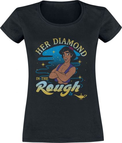 Aladdin Her Diamond In The Rough Dámské tričko černá