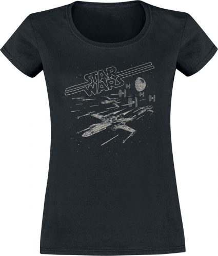 Star Wars Lazer Chase Dámské tričko černá