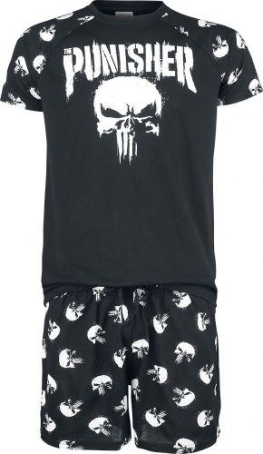 The Punisher Skull pyžama šedá/cerná