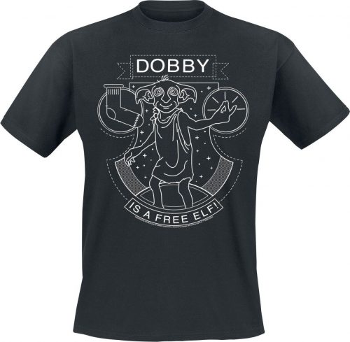 Harry Potter Dobby Seal Tričko černá