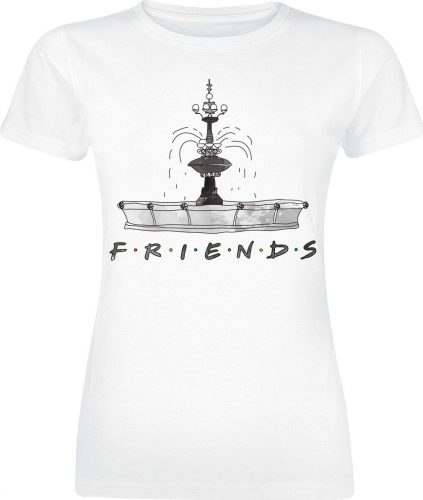 Friends Fountain Dámské tričko bílá