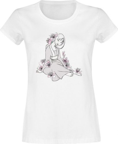 Mulan Floral Dámské tričko bílá