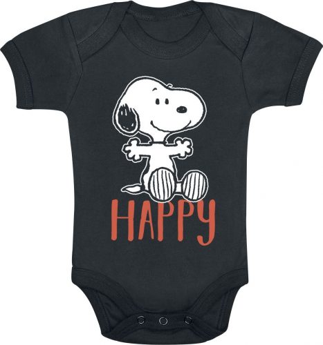 Peanuts Kids - Snoopy - Happy body černá