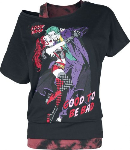 Suicide Squad Harley and Joker Dámské tričko vícebarevný