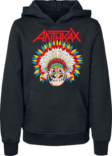 Anthrax Kids - War Dance detská mikina s kapucí černá