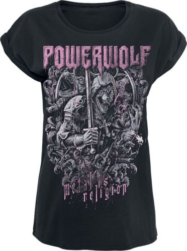 Powerwolf Knights And Wolves Dámské tričko černá