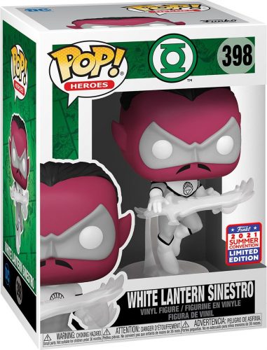 DC SDCC 2021 - White Lantern Sinestro Viynl Figur 398 Sberatelská postava standard