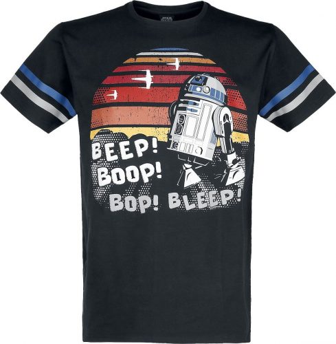 Star Wars R2-D2 - Beep! Boop! Tričko černá