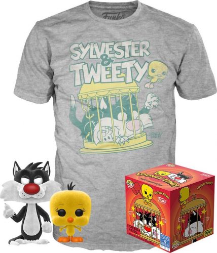 Looney Tunes Sylvester & Tweety - POP! & tričko Sberatelská postava standard