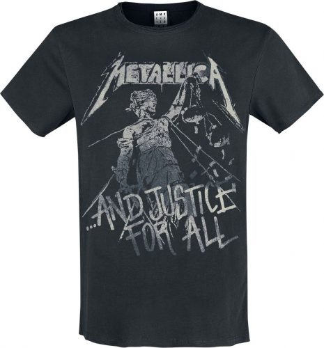 Metallica Amplified Collection - And Justice For All Tričko černá