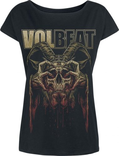 Volbeat Bleeding Crown Skull Dámské tričko černá