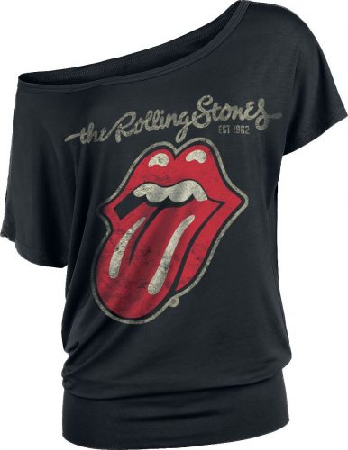 The Rolling Stones Plastered Tongue Dámské tričko černá
