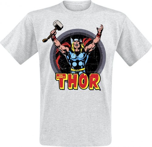 Thor Comic Cover Tričko šedá