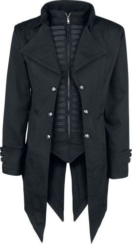 Poizen Industries Barnes Coat Kabát černá